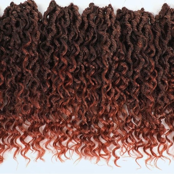 Curly Ombre Brown Hair Extensions - Picture 2 of 3